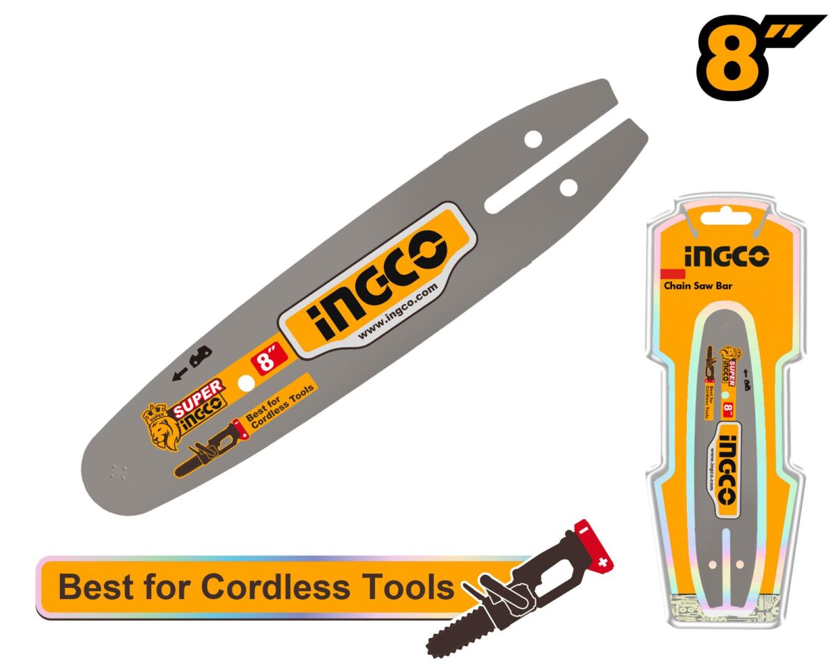 Guide-chaîne de tronçonneuse 8&Prime; ingco