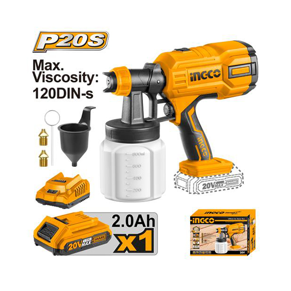 Pistolet de Peinture 20V + Batterie