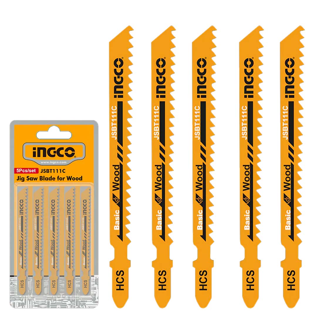 Lames pour scie sauteuse 5pcs ingco