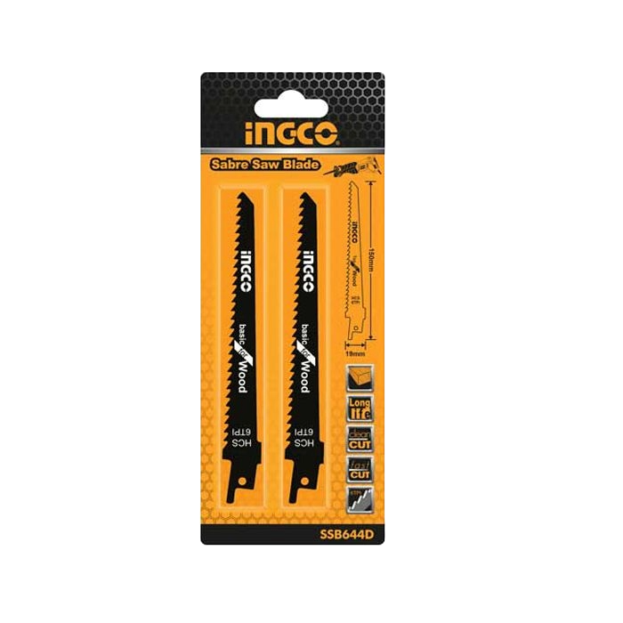 Lames Scie Sabre pour Bois ingco