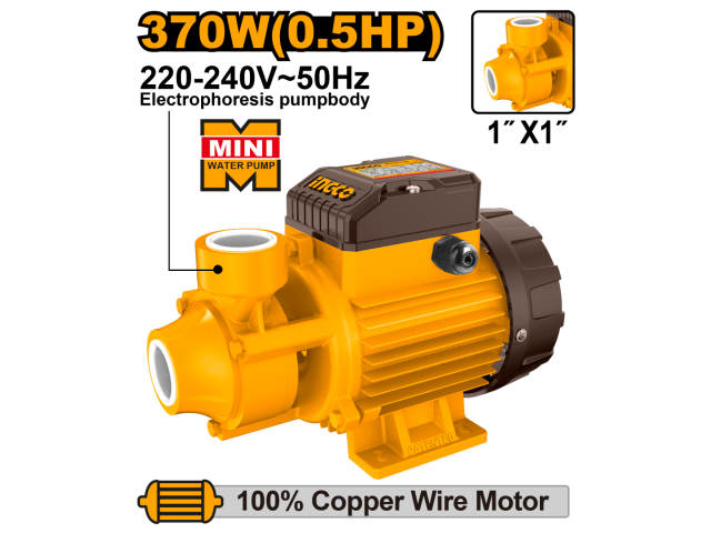 Pompe a eau 0.5HP CUIVRE ingco