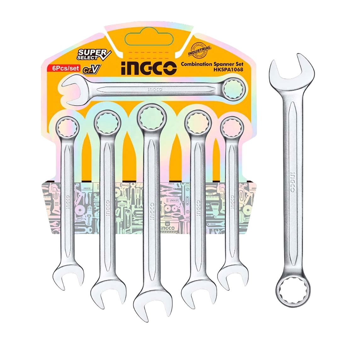 Cle mixte 6 pcs ingco