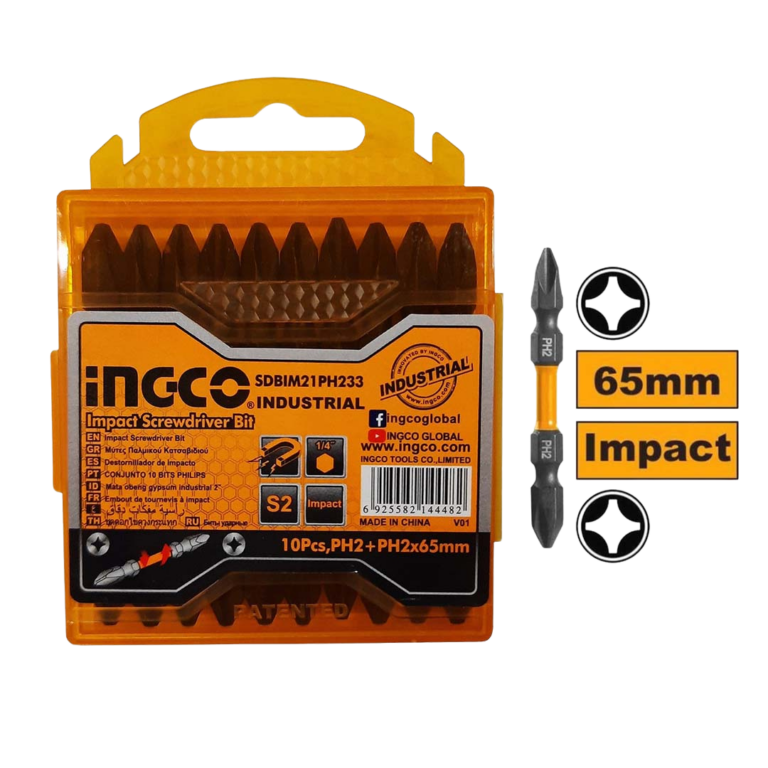 Embouts noir 10pcs 65mm ingco