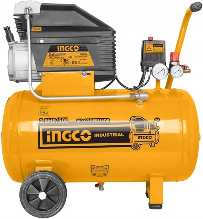 Compresseur d&rsquo;air Ingco AC255081E 50 litres 1.1 Kw