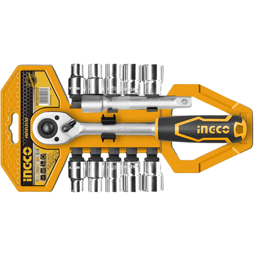 Jeu de clés à cliquet 1.2&Prime; 3cm ingco