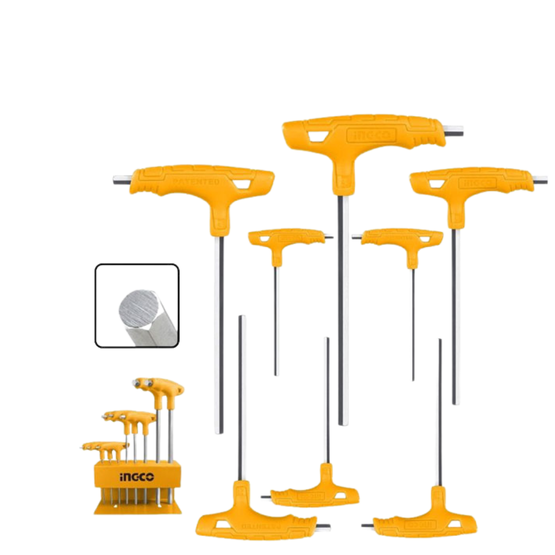 Jeu De Clés Hexagonales À Poignée En T ingco