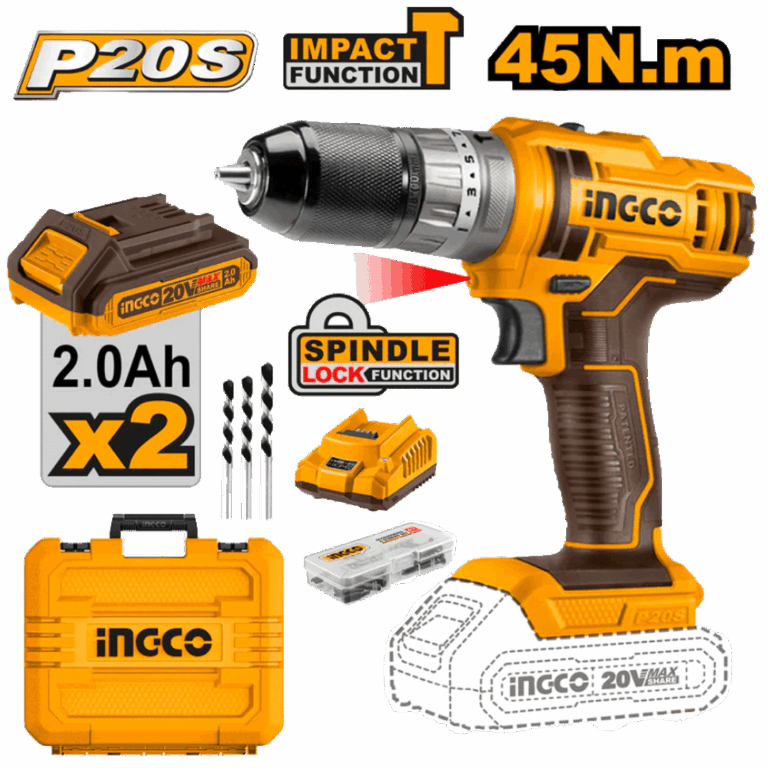 pack perceuse visseuse 20V ingco