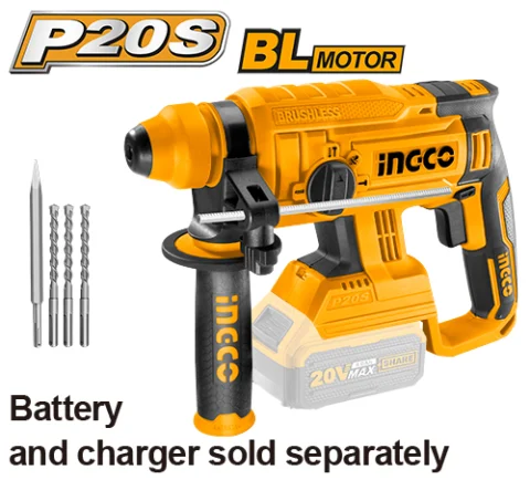 Marteau perforateur 20V 4A sans batterie ingco
