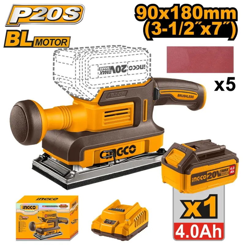 Ponceuse de finition 4ah Brushless CFSLI20311