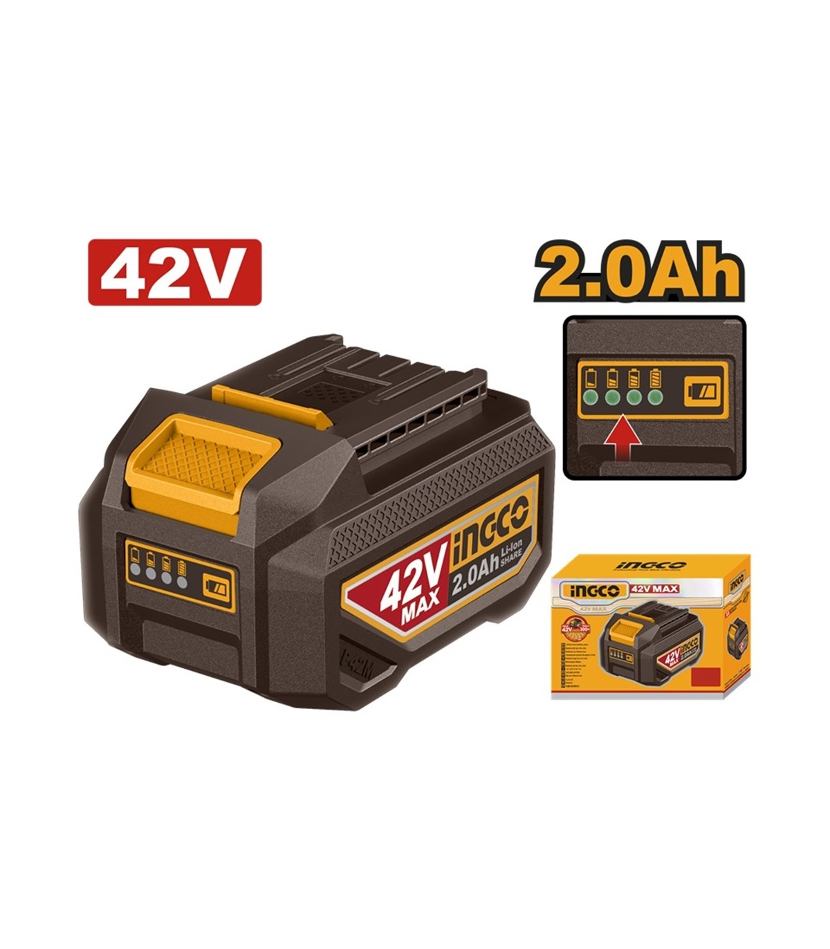 Batterie lithium-ion 42 V INGCO