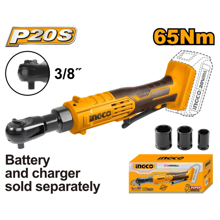 Cliquet Réversible 65Nm 20V sans batterie INGCO